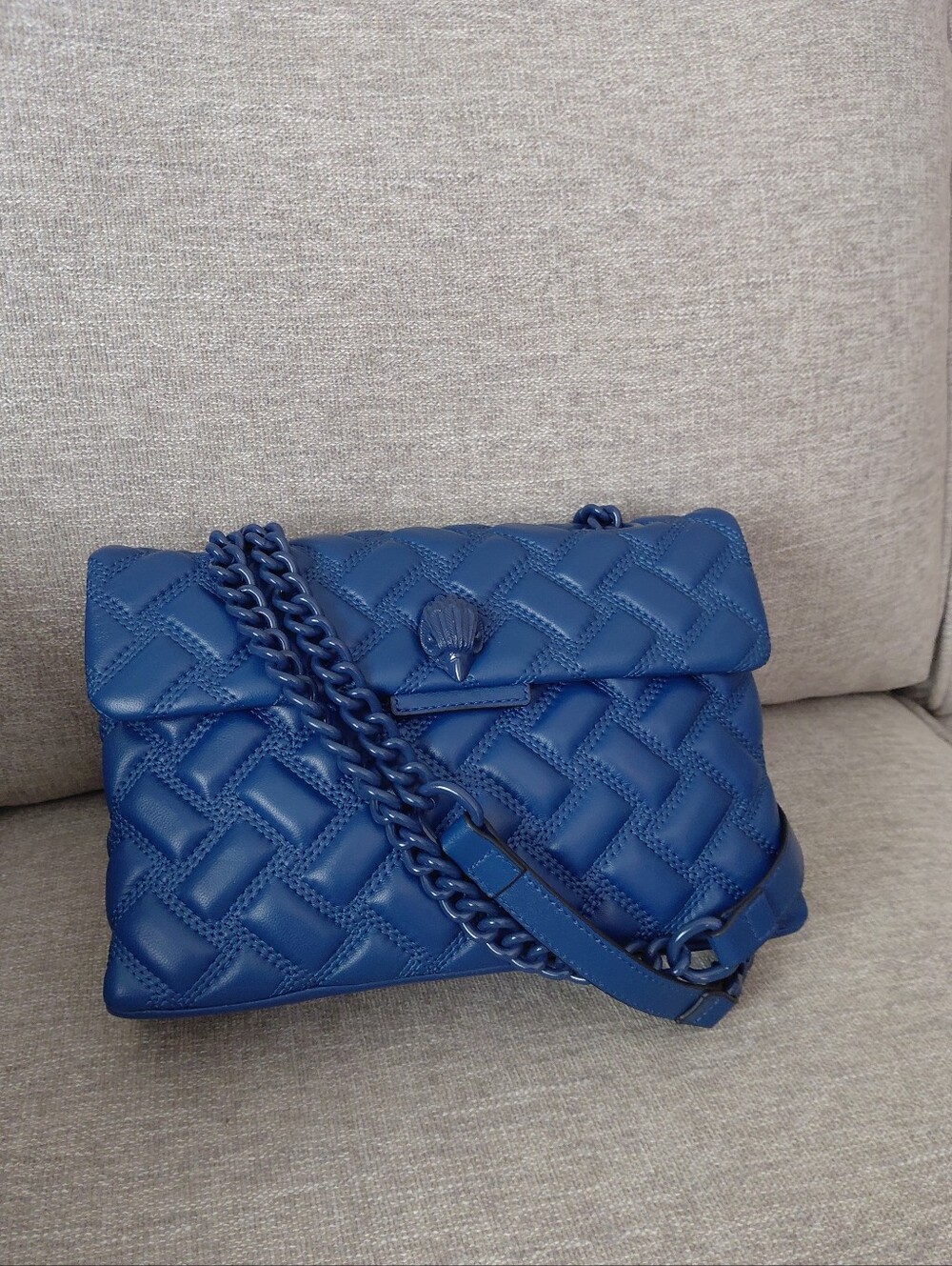 Kurt Geiger London Kensington Drench Quilted Leather Shoulders Bag
